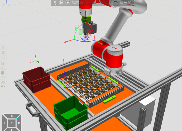 Efficient way to pick 50 parts from a 5×10 pallet without teaching 50 targets (Robot Program) - Robot Programming
