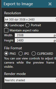 Export image resolution - General Questions