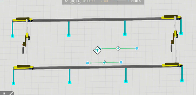 How to specify different Head Tire Crane execution processes on a Dual Rail Transport Controller? - Process Modeling
