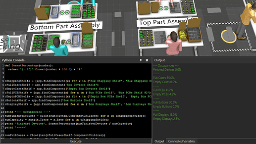 Python Console - Simply execute Python during runtime