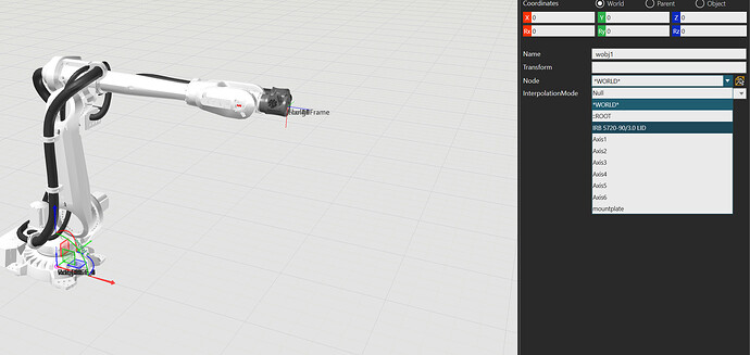 Robot TCP always locked - Robot Programming