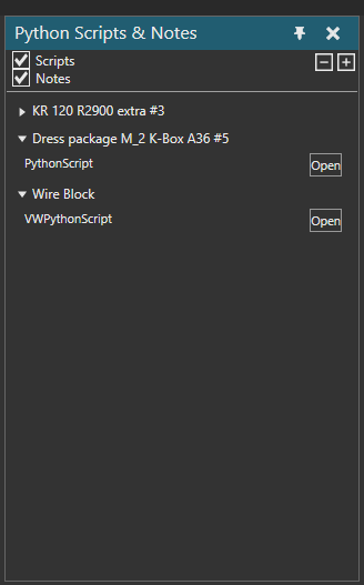 Awesome "Python Scripts & Notes" Panel - .Net Add-on Programming