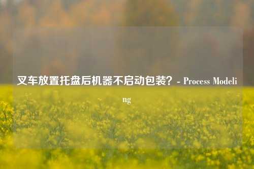 叉车放置托盘后机器不启动包装？- Process Modeling - visual compents 疑难解答